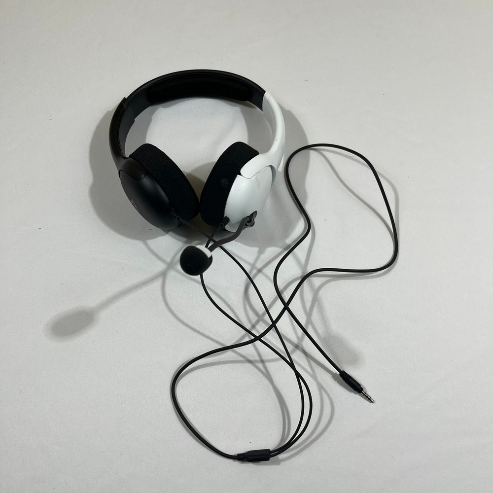 PDP LVL40 Wired Stereo Headset Nintendo Switch One Size White Black Gaming